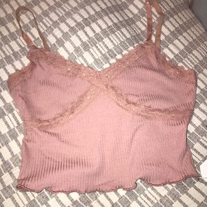 Brown lace tank not brandy BNWT